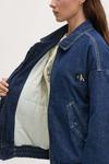 Джинсовая куртка Calvin Klein Jeans, темно-синий - фото 6