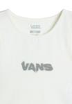 Топ BLUR FITTED CROP TANK Vans, белый - фото 3
