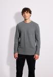 Топ Street One MEN OTTOMAN LANGARM, Grau/Mottled Grey - фото
