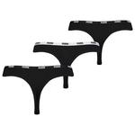 Стринги Puma 3 шт, черный - фото 2