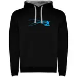 Худи Kruskis Stella Snow Two-Colour, черный - фото