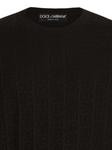 Свитер с логотипом-жаккардом Dolce & Gabbana, черный - фото 2