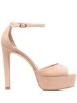 Босоножки на платформе Stuart Weitzman, розовый - фото