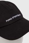 Хлопковая бейсболка Puma, черный - фото 2