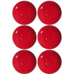 Кофейные блюдца doppio, набор 6 шт. Ritzenhoff, красный - фото