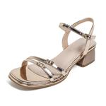 TAFN Женские сандалии One Strap Gold - фото