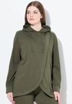Толстовка Ulla Popken BELLIEVA NURSING, Olive Gray/Olive - фото