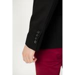 Черный хлопковый блейзер Gianni Lupo - фото 4