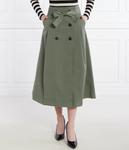 Юбка Max&Co. миди с бантом, зеленый - фото 3