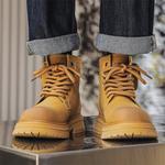 Мужские ботинки Cahhrrn X Martin Boot Men Beige Weishibangwei - фото 12