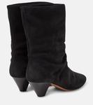 Замшевые ботильоны reachi Isabel Marant, черный - фото 3