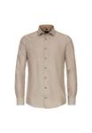 Деловая рубашка простого современного покроя Venti, бежевый - фото