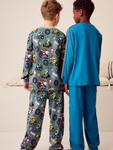 Пижама Next, цвет Blue/Green - фото 2