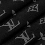 Шарф с монограммой Louis Vuitton, черный - фото 3