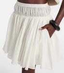 Мини-юбка из хлопка и льна Alaïa, Blamc - фото 4