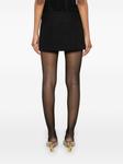 KHAITE мини-юбка Meelar, черный - фото 4