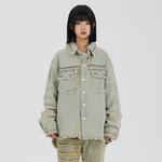 Джинсовая куртка унисекс Xinyinsu, желтый - фото 14