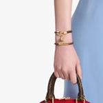 Кожаный браслет Monogram для женщин LOUIS VUITTON, коричневый - фото 10