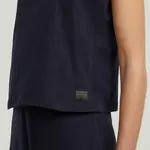 Комбинезон G-Star Spaghetti Strap Loose, синий - фото 5