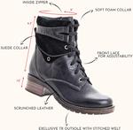 Dromedaris Damen Kara, Schwarz - фото 6