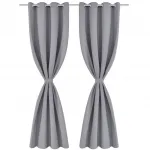 Шторы Vidaxl, серый - фото