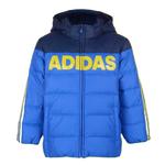 Детская пуховая куртка Adidas, синий - фото 3