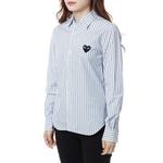 Футболка женская синяя CDG Play - фото 6