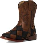 Ботинки Roper Kids  Bird Blocks, Black/Tan Faux Leather Patchwork Vamp - фото 7