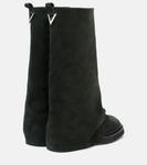 Ботинки тактические из кожи Robin The Attico, Moss - фото 2