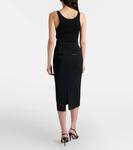 Креповая юбка-карандаш Max Mara, Nero - фото 3