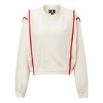 Толстовка Converse Series Contrast Color Stitching Round Neck Pullover White, белый - фото