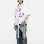 Графическая футболка Acne Studios, белый - фото 6