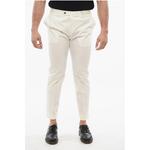 Хлопковые брюки с манжетами Corneliani, White - фото