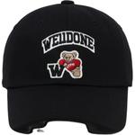 WE11DONE Бейсболка с вышивкой медведя, Black - фото 2