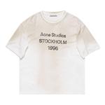 Футболка Acne Studios Logo T-Shirt, белый - фото