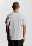 Футболка Lyle & Scott SS HALF RAGLAN, Light Grey Marl/Grey - фото 3