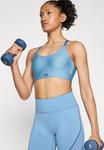 Бюстгальтер Under Armour INFINITY MID BRA, Blue Smoke/Midnight Navy/Dark Blue - фото 5