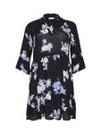 Платье в цветочек от эдины ами KAFFE Curve, цвет Black/Blue - фото 5