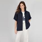 ELLE Рубашка Women's Denim Blue Lapel Moderate - фото 3