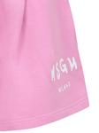 Спортивные шорты с логотипом MSGM Kids, розовый - фото 3