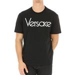 Футболка с вышитым логотипом VERSACE, черный - фото 6