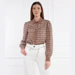 Шелковая рубашка стандартного кроя Liu Jo, бежевый - фото 2