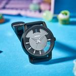 Disney Часы Mickey Series Quartz Movement Silicone Strap Watch Unisex Skeleton Dial - фото 2