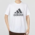 Футболка Adidas Camo Short Sleeve Tee 'White', белый - фото 3