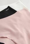 Брифы Next 3 PACK, Cream Pink Black/Black - фото 9