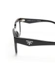 Prada Eyewear очки в квадратной оправе с логотипом, черный - фото 3