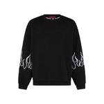 Свитшот с вышивкой flame Vision Of Super, черный - фото 3