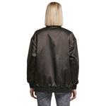 Куртка Urban Classics Oversized Satin Bomber, черный - фото 2