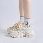 Кроссовки WARRIOR Chunky Sneakers Women's Low-top Beige, бежевый - фото 11