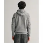 Худи Gant Medium Archive Shield Regular Fit, серый - фото 2